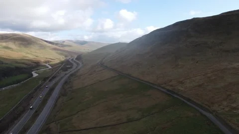 Lake district motorway network Stock Footage 337000662