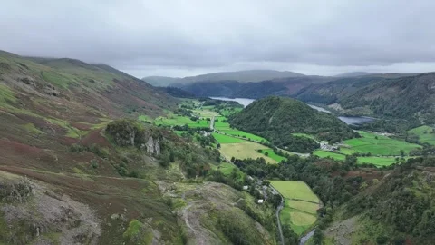 Lake District pull down 스톡 동영상 250343317