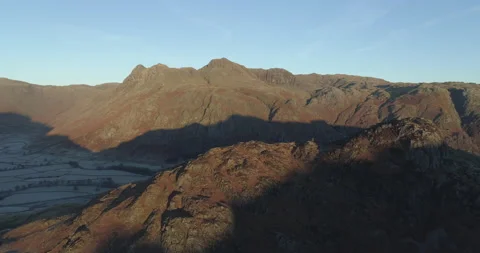 Lake district valley Stock Footage 168208596