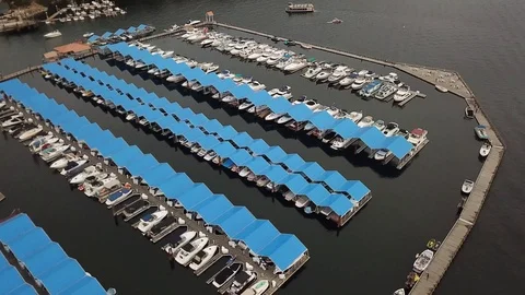 Lake dock Stock Footage 91914366