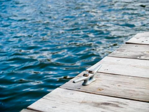 Lake dock Fotos Stock