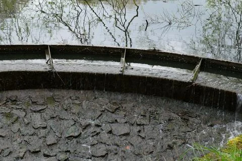 Lake drain Stock Photos