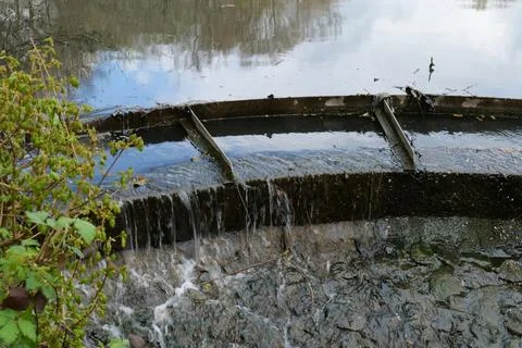 Lake drain Stock Photos
