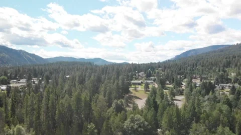 Lake Drone Flyover HD Video stock 138069770