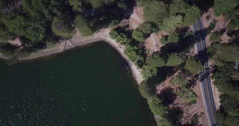 Lake drone shot 库存影片 279511961