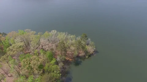 Lake Drone Shots Stock Footage 115644976
