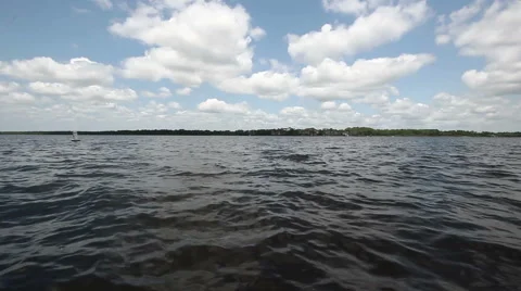 Lake Drop Down From The Sky Stock-Footage 52971201