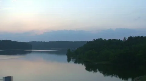 Lake at Dusk HD Stock Footage 732839