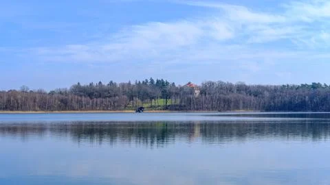 Lake in Early Spring Stock Photos