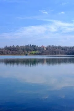 Lake in Early Spring Stock Photos