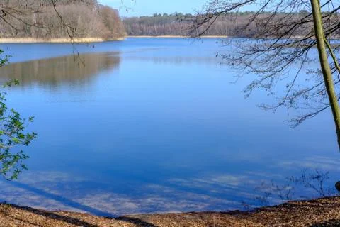 Lake in Early Spring Stock Photos