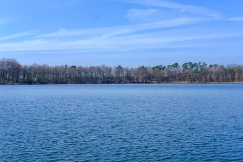 Lake in Early Spring Stock Photos