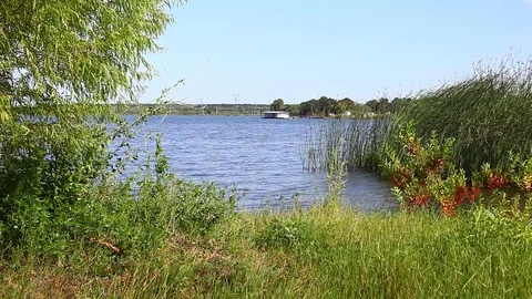 Lake Eddleman in Texas Stockbeeldmateriaal 77889881