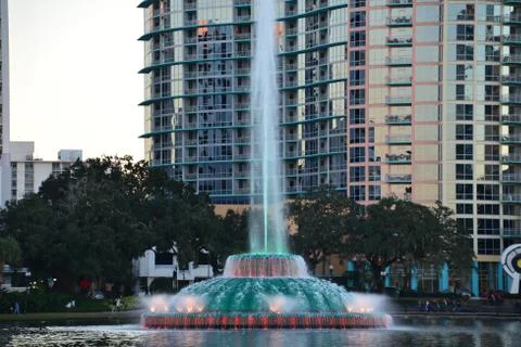 Lake Eola Day 写真素材