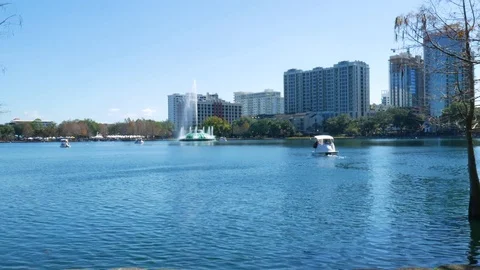 Lake Eola Stock Footage 72518620