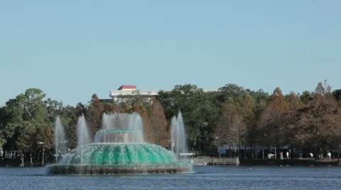 Lake Eola Fountain 動画素材 10565003