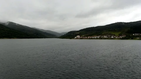 The Lake of Eugi in Navarra, Spain Stock Footage 80053366