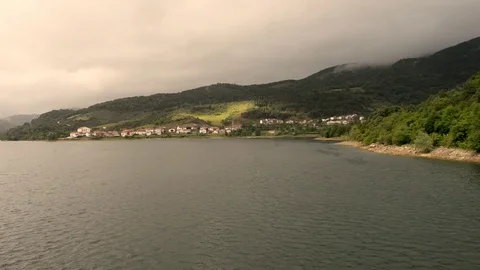 The Lake of Eugi in Navarra, Spain Stock Footage 81746958