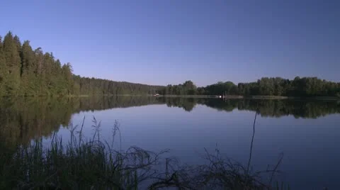 Lake in Europe Stock Footage 10835152