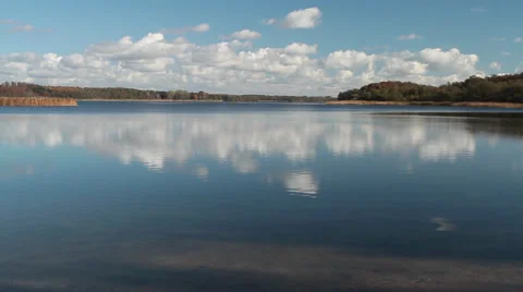 Lake at fall Stock Footage 29358847