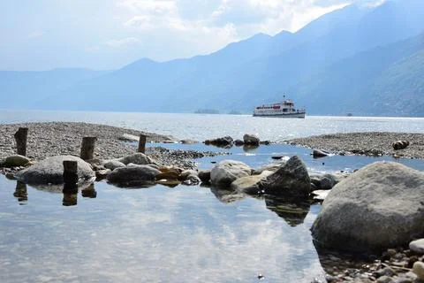 Lake ferry Foto stock