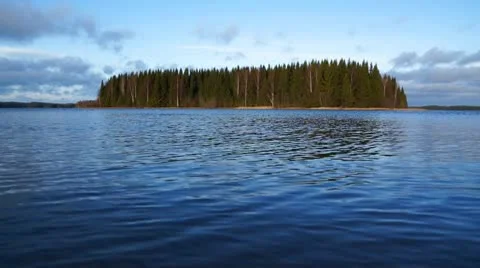 Lake in Finland Video stock 8995814