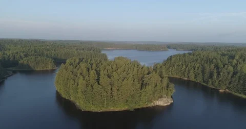 Lake in Finland Stock Footage 116456067
