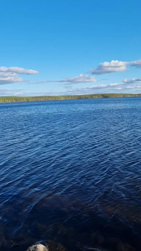 Lake in Finland Video stock 219821601