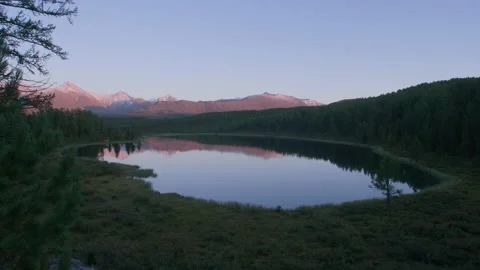 Lake in the forest Stock Footage 171766034