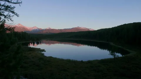 Lake in the forest Stock Footage 201171410