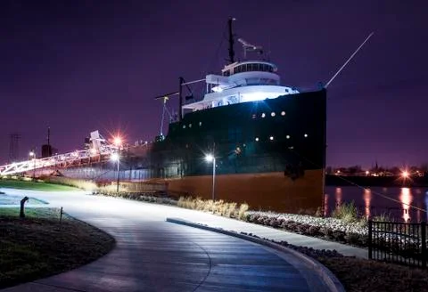 Lake freighter Foto stock