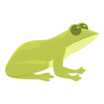Lake frog icon cartoon vector. Cute animal Illustrazione stock