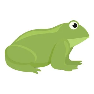 Lake frog icon cartoon vector. Cute toad Stock Illustration