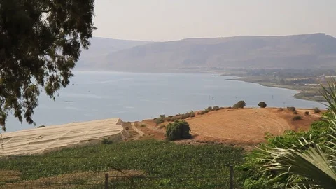 Lake of Galilee Stock Footage 103054598