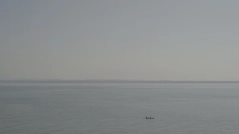 Lake Garda - Canoe Video stock 130135901