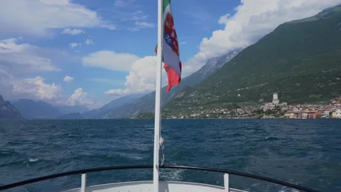 Lake Garda Video stock 136177542