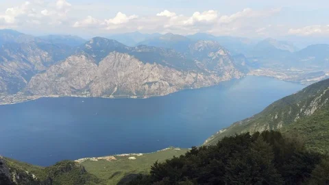 Lake Garda from Mount Baldo Stock Footage 116798110