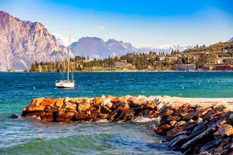 Lake Garda Foto stock