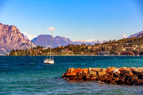 Lake Garda Foto stock