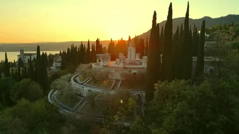 Lake Garda sunset Stock Footage 244998617