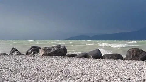 Lake Garda wind Stock Footage 147675927