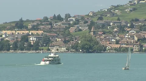 Lake Geneva Stock Footage 11474787