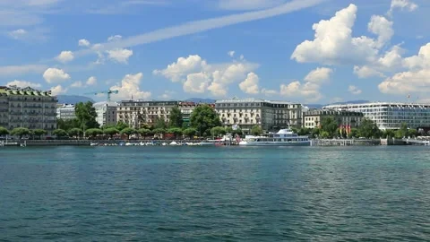 Lake Geneva Stock Footage 137118133