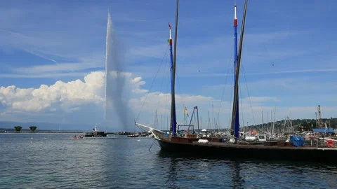 Lake Geneva Stock Footage 137119616