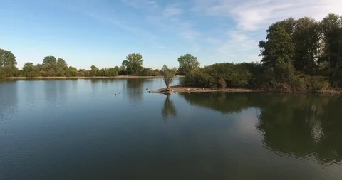 Lake Germany, Drone view Stock Footage 116447414