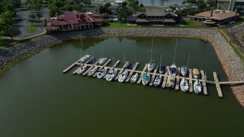 Lake Hefner Marina Stock Footage 252862392