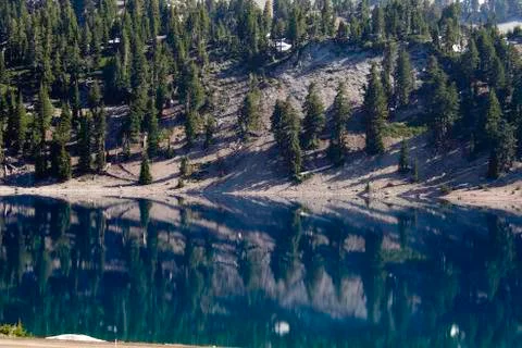 Lake Helen Reflection 스톡 사진