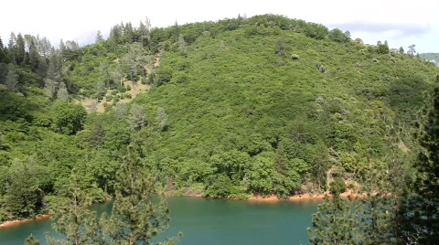 Lake Hillside Stock Footage 710849