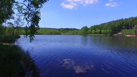 Lake holzöstersee in upper austria Video stock 130622815