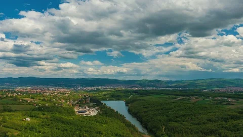 Lake Hyperlapse Stock Footage 129635039